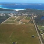 Aerial view of Bremer Bay Townsite WA