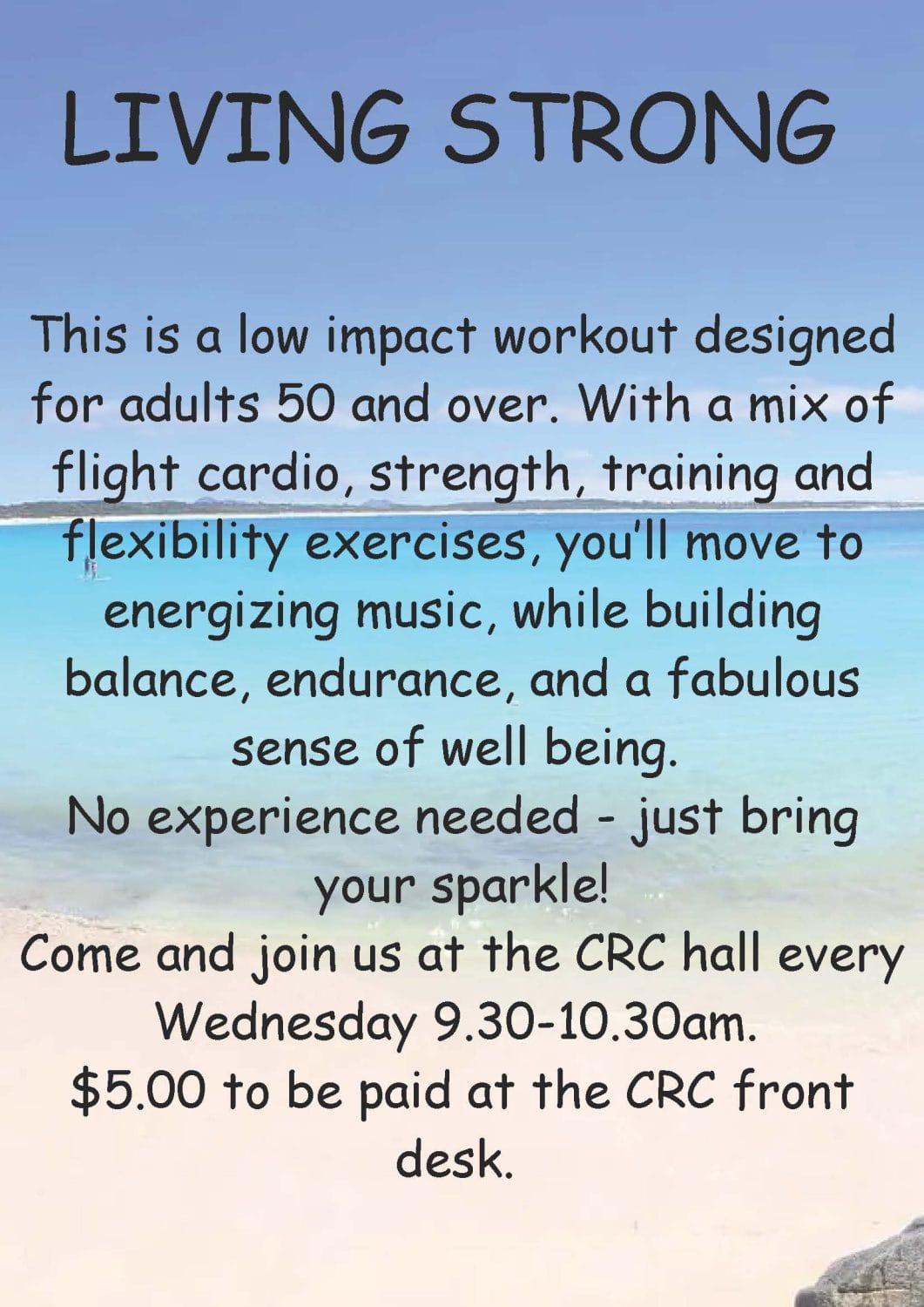Living Strong - A low impact workout designed for adults 50+